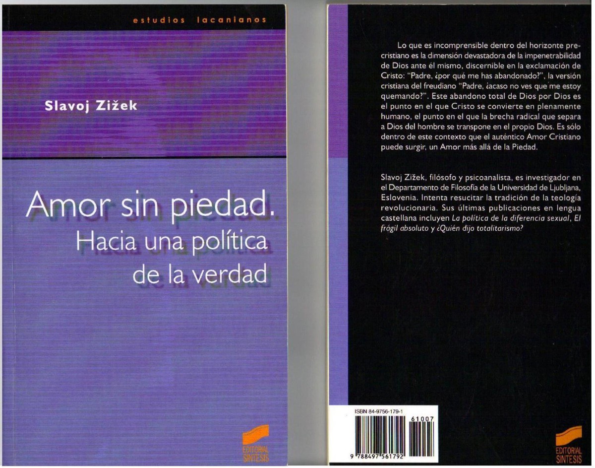 Amor sin piedad. Hacia una política de la verdad